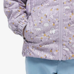 Abrigo De Montaña Y Nieve Impermeable Niños 2-6 Años Quechua SH100 X-warm Rosa -Ropa Montañismo Tienda abrigo de montaa y nieve impermeable nios 2 6 aos quechua sh100 x warm rosa 4