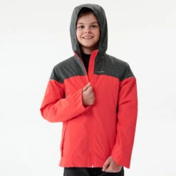 Abrigo De Montaña Y Nieve Impermeable Niños 7-15 Años Quechua SH100 X-warm -Ropa Montañismo Tienda abrigo de montaa y nieve impermeable nios 7 15 aos quechua sh100 x warm 5