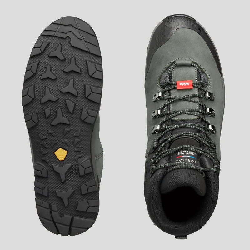 Botas De Montaña Y Trekking Impermeables De Piel Hombre Forclaz Trek 100 2 Botas De Montaña Y Trekking Impermeables De Piel Hombre Forclaz Trek 100 - Imagen 2