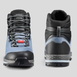 Botas De Montaña Y Trekking Impermeables De Piel Mujer Forclaz Trek 100 -Ropa Montañismo Tienda botas de montaa y trekking impermeables de piel mujer forclaz trek 100 3