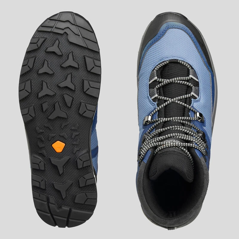 Botas De Montaña Y Trekking Impermeables Mujer Forclaz Trek100 Azul 2 Botas De Montaña Y Trekking Impermeables Mujer Forclaz Trek100 Azul - Imagen 2