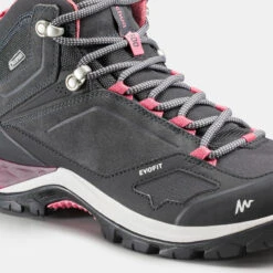 Botas De Montaña Y Trekking Impermeables Mujer Quechua MH500 Gris -Ropa Montañismo Tienda botas de montaa y trekking impermeables mujer quechua mh500 gris 3