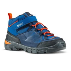 Botas De Montaña Y Trekking Impermeables Niños 28 A 34 Quechua MH120 Mid Velcro -Ropa Montañismo Tienda botas de montaa y trekking impermeables nios 28 a 34 quechua mh120 mid velcro 5
