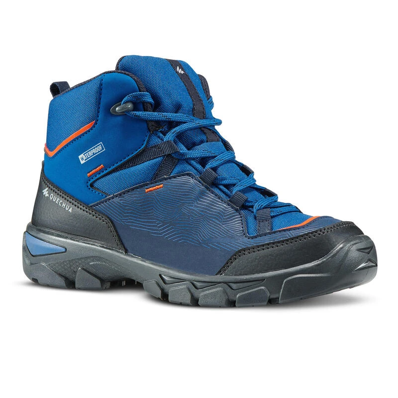 Botas De Montaña Y Trekking Impermeables Niños 35 A 38 Quechua MH120 MID 1 Botas De Montaña Y Trekking Impermeables Niños 35 A 38 Quechua MH120 MID