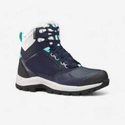 Botas De Nieve Y Apreski Impermeables Mujer Quechua SH520 X-Warm Negro -Ropa Montañismo Tienda botas de nieve y apreski impermeables mujer quechua sh520 x warm azul