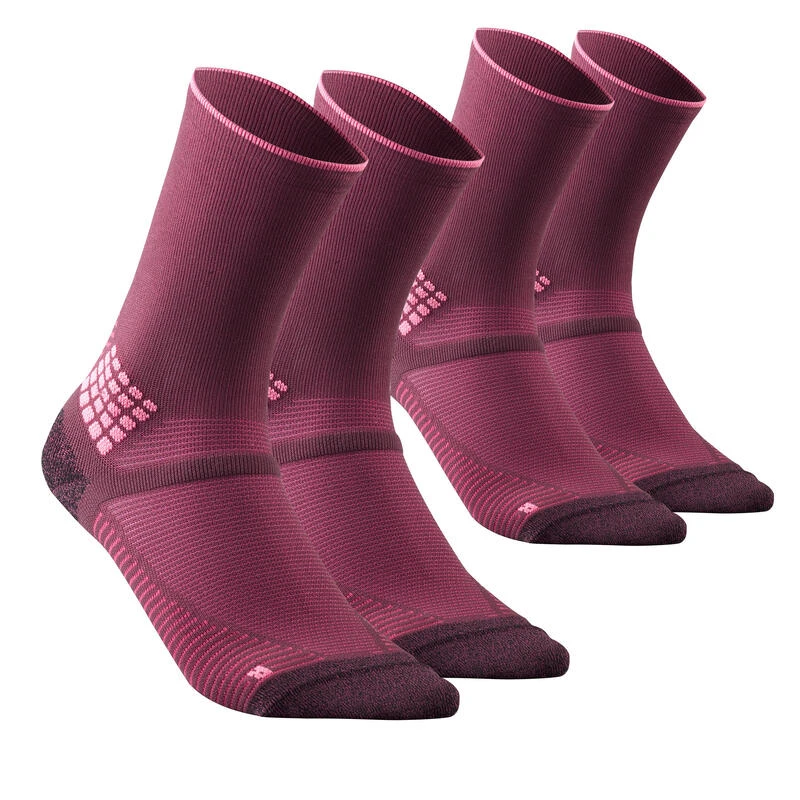 Calcetines Altos De Montaña Y Trekking Anti-rozaduras 2 Pares Quechua MH500 1 Calcetines Altos De Montaña Y Trekking Anti-rozaduras 2 Pares Quechua MH500