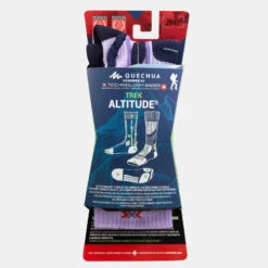 Calcetines Altos De Montaña Y Trekking Anti-rozaduras Quechua Trek Altitude -Ropa Montañismo Tienda calcetines altos de montaa y trekking anti rozaduras quechua trek altitude 3