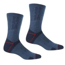 Regatta Calcetines Blister Protection II Para Hombre Pack De 2 Negro, Lima Eléctrico 9 Regatta Calcetines Blister Protection II Para Hombre Pack De 2 Negro, Lima Eléctrico -Ropa Montañismo Tienda calcetines blister protection ii para hombre pack de 2 denim oscuro rojo oscuro