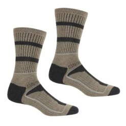 Regatta Calcetines Samaris 3 Season Para Hombre Pack De 2 Negro, Acero Oscuro -Ropa Montañismo Tienda calcetines samaris 3 season para hombre pack de 2 marron mocasin gris brezo
