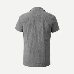 CAMISA DE TREKKING VIAJE TRAVEL 500 STRETCH MANGAS CORTAS GRIS HOMBRE -Ropa Montañismo Tienda camisa de trekking viaje travel 500 stretch mangas cortas gris hombre 1