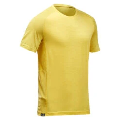 Camiseta De Montaña Y Trekking Manga Corta Lana Merino Hombre Forclaz MT500 -Ropa Montañismo Tienda camiseta de montaa y trekking manga corta lana merino hombre forclaz mt500 4