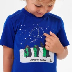Camiseta De Montaña Y Trekking Manga Corta Niños 2-6 Años Quechua MH100 -Ropa Montañismo Tienda camiseta de montaa y trekking manga corta nios 2 6 aos quechua mh100 3