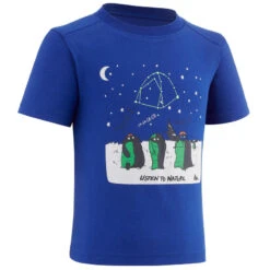 Camiseta De Montaña Y Trekking Manga Corta Niños 2-6 Años Quechua MH100 -Ropa Montañismo Tienda camiseta de montaa y trekking manga corta nios 2 6 aos quechua mh100 4