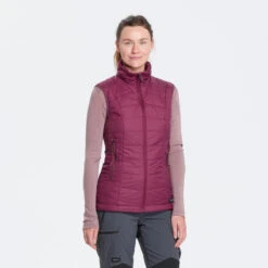 Chaleco Acolchado De Montaña Y Trekking Mujer Forclaz MT100 Negro 11 Chaleco Acolchado De Montaña Y Trekking Mujer Forclaz MT100 Negro -Ropa Montañismo Tienda chaleco acolchado de montaa y trekking mujer forclaz mt100 granate