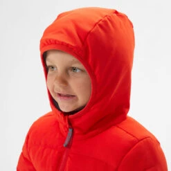 Chaqueta Acolchada De Montaña Y Trekking Niños 2-5 Años Quechua X-Warm Rojo -Ropa Montañismo Tienda chaqueta acolchada de montaa y trekking nios 2 5 aos quechua x warm rojo 3