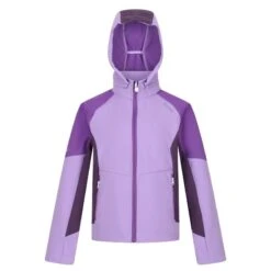 Regatta Chaqueta Eastcott De Softshell Para Niños/Niñas Púrpura Zafiro