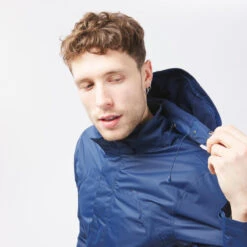 Chaqueta Impermeable De Montaña Y Trekking Hombre Quechua MH100 -Ropa Montañismo Tienda chaqueta impermeable de montaa y trekking hombre quechua mh100 3