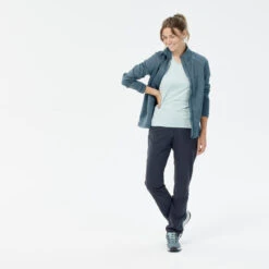 Chaqueta Polar De Montaña Y Trekking Mujer Quechua MH520 Azul -Ropa Montañismo Tienda chaqueta polar de montaa y trekking mujer quechua mh520 azul 2