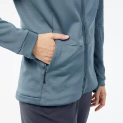 Chaqueta Polar De Montaña Y Trekking Mujer Quechua MH520 Azul -Ropa Montañismo Tienda chaqueta polar de montaa y trekking mujer quechua mh520 azul 4