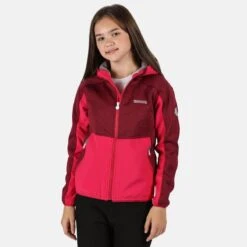 Regatta Chaqueta Softshell Bracknell II Para Niños Niñas Rosa Duquesa