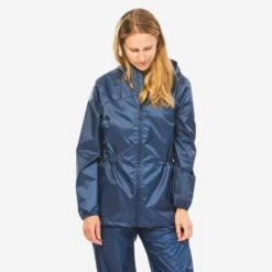 Chubasquero Impermeable De Montaña Y Trekking Mujer Quechua Raincut Azul 11 Chubasquero Impermeable De Montaña Y Trekking Mujer Quechua Raincut Azul -Ropa Montañismo Tienda chubasquero impermeable de montaa y trekking mujer quechua raincut