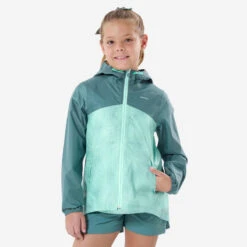 Chubasquero Montaña Y Trekking Niños 7-15 Años Quechua MH150 -Ropa Montañismo Tienda chubasquero montaa y trekking nios 7 15 aos quechua mh150 5
