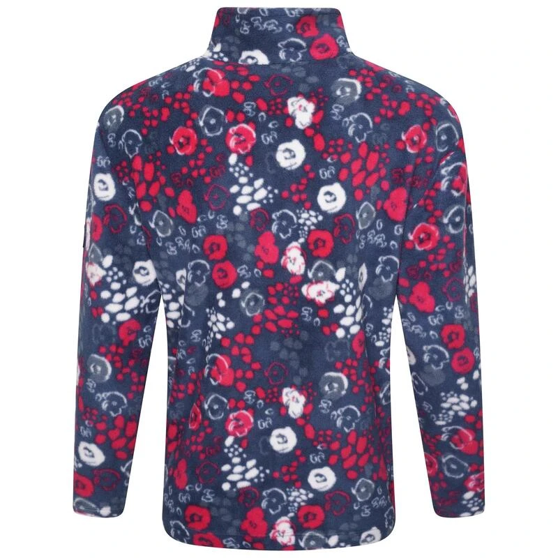 Dare 2b Forro Polar Cushy Floral Para Niños/Niñas Rosa Virtual 2 Dare 2b Forro Polar Cushy Floral Para Niños/Niñas Rosa Virtual - Imagen 2