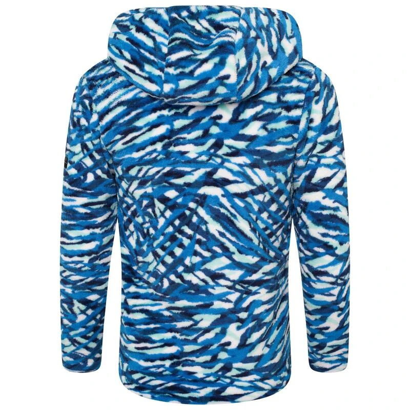 Dare 2b Forro Polar Gambol Estampado De Cebra Para Niños/Niñas Azul Metilo Oscuro 2 Dare 2b Forro Polar Gambol Estampado De Cebra Para Niños/Niñas Azul Metilo Oscuro - Imagen 2