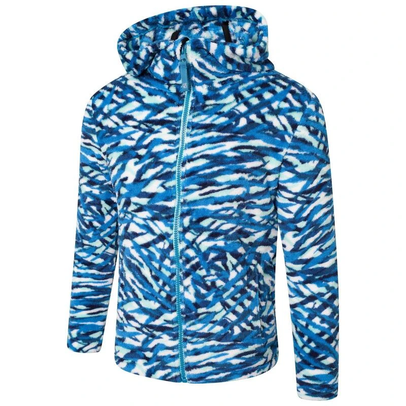 Dare 2b Forro Polar Gambol Estampado De Cebra Para Niños/Niñas Azul Metilo Oscuro 3 Dare 2b Forro Polar Gambol Estampado De Cebra Para Niños/Niñas Azul Metilo Oscuro - Imagen 3