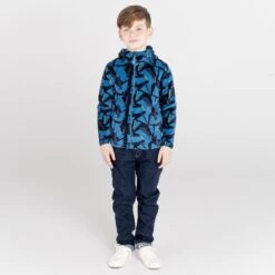 Dare 2b Forro Polar Gambol Geométrico Para Niños/Niñas Denim Oscuro -Ropa Montañismo Tienda forro polar gambol geometrico para niosnias denim oscuro 3