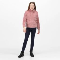 Regatta Forro Polar Kamailie Para Niños/Niñas Rosa Polvo -Ropa Montañismo Tienda forro polar kamailie para niosnias rosa polvo 2