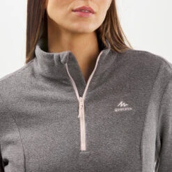 Forro Polar Montaña Y Trekking Mujer Quechua MH100 Gris 6 Forro Polar Montaña Y Trekking Mujer Quechua MH100 Gris -Ropa Montañismo Tienda forro polar montaa y trekking mujer quechua mh100 gris 2