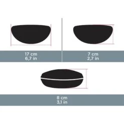 Funda Gafas Rígida Quechua Case 560 Negro 9 Funda Gafas Rígida Quechua Case 560 Negro -Ropa Montañismo Tienda funda gafas rigida quechua case 560 negro 4