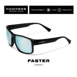 HAWKERS Gafas De Sol Para Hombres Y Mujeres FASTER Black Dark 11 HAWKERS Gafas De Sol Para Hombres Y Mujeres FASTER Black Dark -Ropa Montañismo Tienda gafas de sol para hombres y mujeres faster black blue chrome