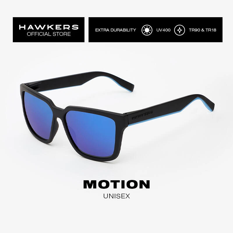 HAWKERS Gafas De Sol Para Hombres Y Mujeres MOTION Carbon Black Sky 1 HAWKERS Gafas De Sol Para Hombres Y Mujeres MOTION Carbon Black Sky