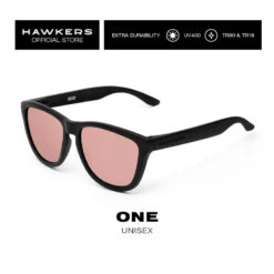 HAWKERS Gafas De Sol Para Hombres Y Mujeres ONE CARBON Black Rose Gold