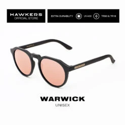HAWKERS Gafas De Sol Para Hombres Y Mujeres WARWICK Carbon Black Chrome -Ropa Montañismo Tienda gafas de sol para hombres y mujeres warwick carbon black rose gold