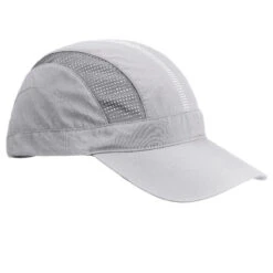 GORRA DE TREKKING VENTILADA MT500 GRIS -Ropa Montañismo Tienda gorra trekking ventilada mt500 gris claro