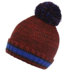 Regatta Gorro Beanie Davin IV De Punto Para Niños/Niñas Rojo Delhi -Ropa Montañismo Tienda gorro beanie davin iv de punto para niosnias rojo delhi 1