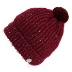 Regatta Gorro Beanie Heddie Lux Punto Para Niños/Niñas Lila Escarcha -Ropa Montañismo Tienda gorro beanie heddie lux punto para niosnias frambuesa radiante