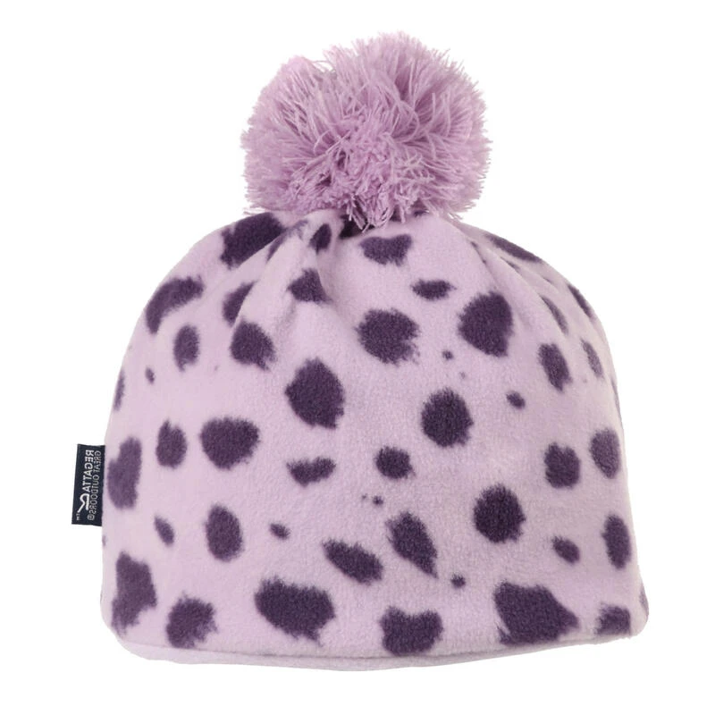 Regatta Gorro Beanie Manchado De Polar Para Niños/Niñas Lila Escarcha 2 Regatta Gorro Beanie Manchado De Polar Para Niños/Niñas Lila Escarcha - Imagen 2
