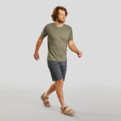 Pantalón Corto De Montaña Y Trekking Hombre Quechua NH100 Fresh Gris -Ropa Montañismo Tienda pantalon corto de montaa y trekking hombre quechua nh100 fresh gris 2