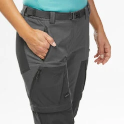 Pantalón Desmontable De Montaña Y Trekking Mujer Forclaz MT500 -Ropa Montañismo Tienda pantalon desmontable de montaa y trekking mujer forclaz mt500 4