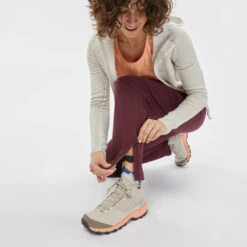 Pantalón Desmontable Montaña Y Trekking Mujer Quechua MH550 Granate -Ropa Montañismo Tienda pantalon desmontable montaa y trekking mujer quechua mh550 granate 3