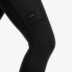 Pantalón Interior De Montaña Y Trekking Lana Merino Mujer Forclaz Trek500 Negro -Ropa Montañismo Tienda pantalon interior de montaa y trekking lana merino mujer forclaz trek500 negro 4