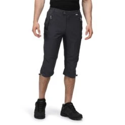 Regatta Pantalones Capri Highton Para Exteriores Para Hombre Gris India -Ropa Montañismo Tienda pantalones capri highton para exteriores para hombre gris india 3