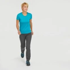 Pantalones De Montaña Y Trekking Mujer Quechua MH100 -Ropa Montañismo Tienda pantalones de montaa y trekking mujer quechua mh100 2