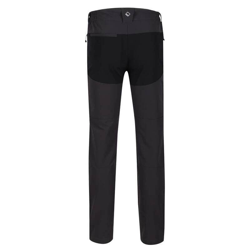 Regatta Pantalones Questra III Para Hombre Ceniza, Negro 2 Regatta Pantalones Questra III Para Hombre Ceniza, Negro - Imagen 2