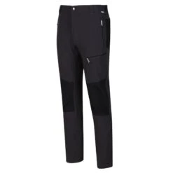 Regatta Pantalones Questra III Para Hombre Ceniza, Negro 8 Regatta Pantalones Questra III Para Hombre Ceniza, Negro -Ropa Montañismo Tienda pantalones questra iii para hombre ceniza negro 3