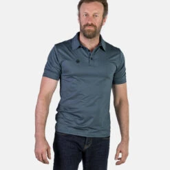 Polo De Manga Corta Con Diseño Deportivo Para Hombre CALEB Izas -Ropa Montañismo Tienda polo de manga corta con diseo deportivo para hombre caleb izas 2